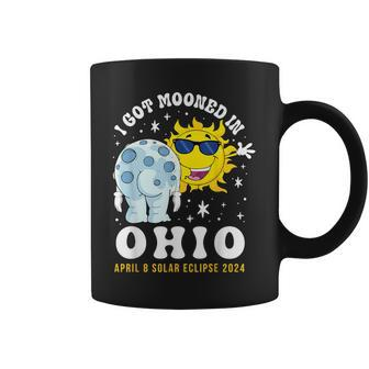 I Got Mooned In Ohio Total Solar Eclipse 2024 Coffee Mug - Monsterry