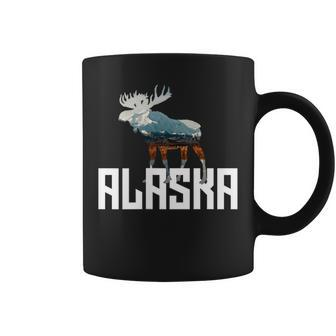 Moose Alaska Last Frontier Alaska Bear Coffee Mug - Monsterry
