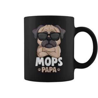 Mops Papa Lustiges Tassen, Pug mit Sonnenbrillen für Hundeliebhaber - Seseable