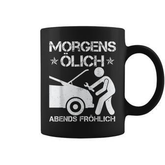 Morning Ölich Abends Fröhlich Car Mechanic Tassen - Seseable