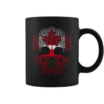 Moroccan Roots Canadian Grown Canada Flag Matching Couple Coffee Mug - Monsterry AU
