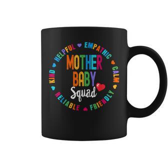 Mother Baby Squad Nurse Postpartum Labor Delivery Nurses Ob Coffee Mug - Monsterry DE