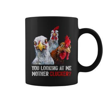 Mother Clucker Hen Humor Chicken For Chicken Lovers Coffee Mug - Monsterry AU