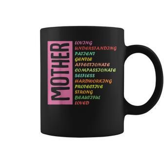 Mother Meaning I Love Mom Coffee Mug - Seseable