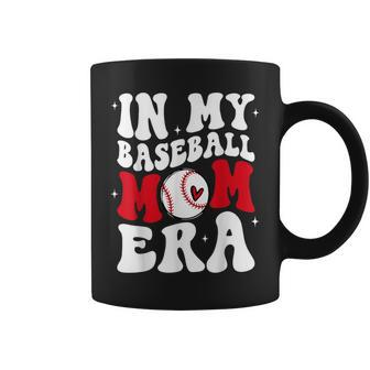 In My Baseball Mom Era Baseball Mama Coffee Mug | Mazezy CA