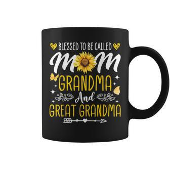 Mother's Day Blessed To Be Called Mom Grandma Great Grandma Coffee Mug - Monsterry AU