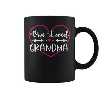 Mother's Day Cute One Loved Grandma Graphic Coffee Mug - Monsterry