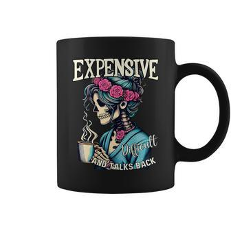 Expensive Difficult And Talks BackOn Back Mom Coffee Mug - Monsterry