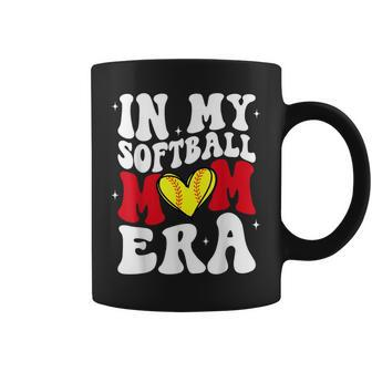 In My Softball Mom Era Softball Mama Coffee Mug - Monsterry DE