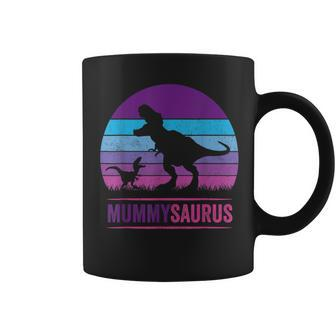 Mother's Day Son Mum Dinosaur Mummy Saurus Vintage Coffee Mug - Monsterry