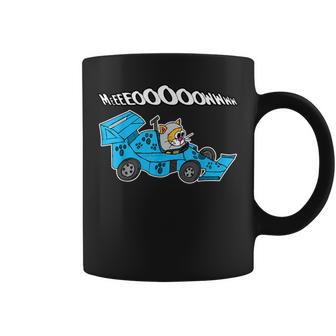 Motor Racing Cat Sports Car For Race Fans And Cat Lovers Coffee Mug - Monsterry UK