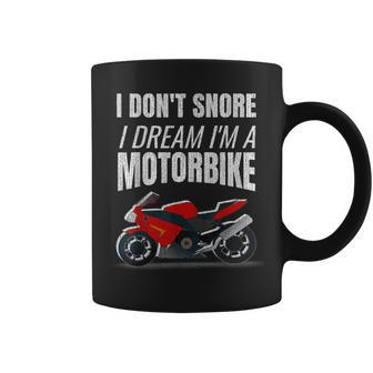 Motorbike Enthusiast Snorer Distressed Motorcycle Coffee Mug - Thegiftio UK