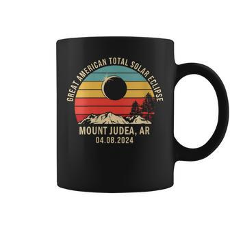 Mount Judea Ar Arkansas Total Solar Eclipse 2024 Coffee Mug | Mazezy