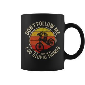 Mountain Bike Don't Follow Me Downhill Mtb Biker Coffee Mug - Thegiftio UK