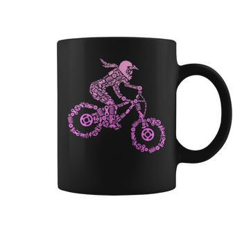 Mountain Bike Mtb Downhill Biking Cycling Biker Girls Women Coffee Mug - Thegiftio UK