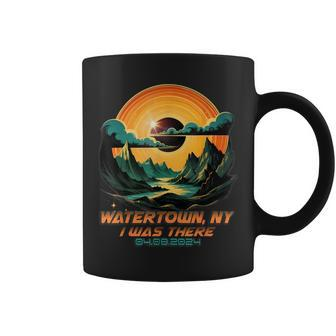 Mountain Total Solar Eclipse Watertown New York Ny Coffee Mug - Monsterry AU