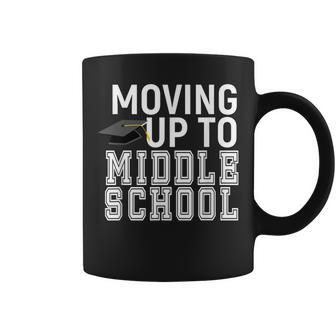 Moving Up To Middle School Elementary School Graduation Coffee Mug - Monsterry