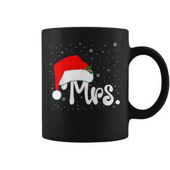 Mr And Mrs Claus Couples Matching Christmas Pajamas Santa Coffee Mug - Thegiftio UK