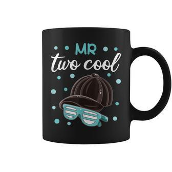 Mr Two Cool Outfit Boy 2Nd Birthday Party Hip-Hop Style Coffee Mug - Seseable