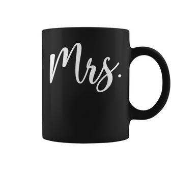 Mrs Mr And Mrs Matching Married Wife Husband Wedding Coffee Mug - Seseable