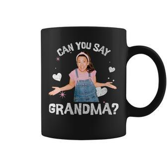 MsRachel Preschool Mom Dad Can You Say Grandma Coffee Mug - Monsterry