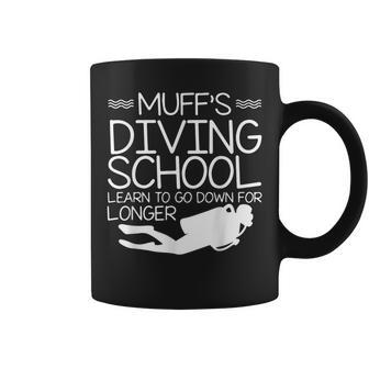 Muffs Diving School Learn Go Down Longer Coffee Mug | Crazezy DE