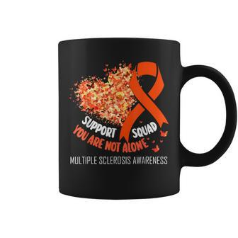 Multiple Sclerosis Ribbon Support Squad Ms Awareness Coffee Mug - Seseable