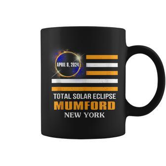 Mumford New York Solar Eclipse 2024 Us Flag Coffee Mug - Thegiftio UK