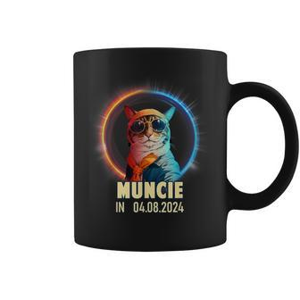 Muncie Indiana Total Solar Eclipse 2024 Coffee Mug | Mazezy