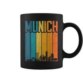 Munich Skyline Retro Vintage Souvenir Munich Tassen - Seseable