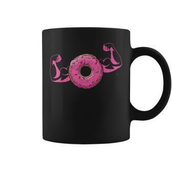 Muscle Donut Powerlifting Workout Coffee Mug - Monsterry