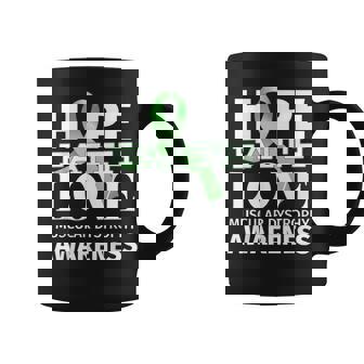 Muscular Dystrophy Awareness Hope Faith Love Coffee Mug - Monsterry
