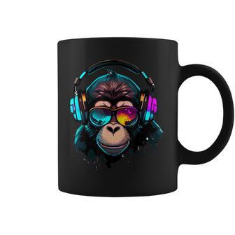 Music Gaming Dj Monkey Coffee Mug - Thegiftio UK