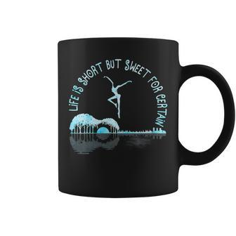 Music Lover Life Is Short But Sweet For Certain Guitar Coffee Mug - Monsterry DE