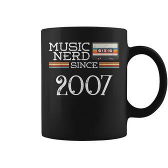 Music Nerd Since 2007 13Th Birthday Music Lover Musical Coffee Mug - Monsterry UK