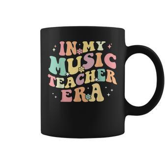In My Music Teacher Era Retro Back To School Musician Band Coffee Mug - Seseable