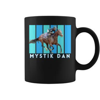 Mystik Dan Horse Horse Racing Del Mar Santa Anita Coffee Mug | Mazezy