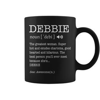 The Name Is Debbie Adult Definition Women's Coffee Mug | Crazezy CA