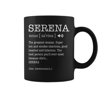 The Name Is Serena Adult Definition Women's Coffee Mug | Crazezy UK