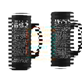 Names Of Jesus Jesus Is Christian Coffee Mug | Seseable CA