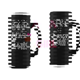 Nana Of The Birthday Girl Farm Cow Grandma Matching Family Coffee Mug - Thegiftio UK