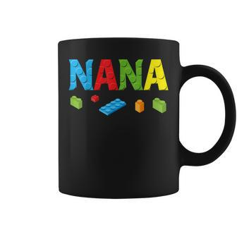 Nana Master Builder Building Bricks Blocks Family Set Parent Coffee Mug - Thegiftio UK
