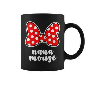 Nana Mouse Family Vacation Bow Coffee Mug - Seseable