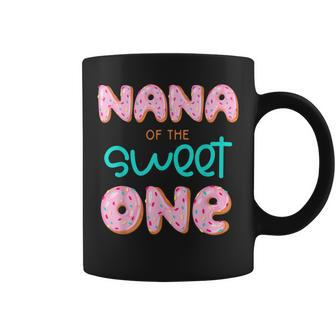 Nana Of The Sweet One First Birthday Matching Family Donut Coffee Mug - Thegiftio UK