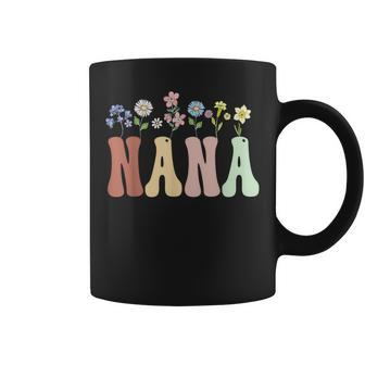 Nana Wildflower Floral Nana Coffee Mug - Seseable