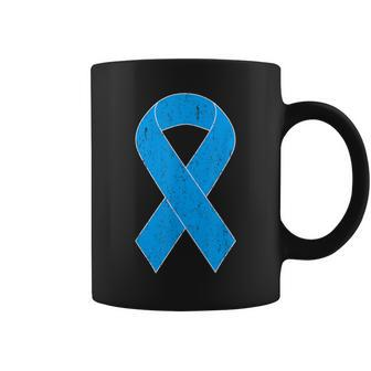 National Foster Care Month Retro Vintage Blue Ribbon Coffee Mug - Monsterry DE