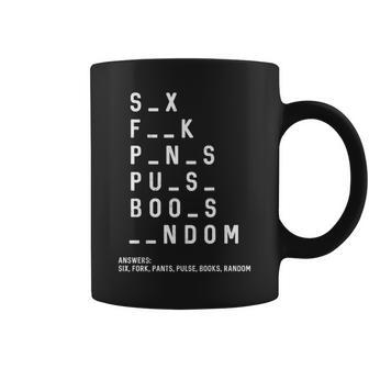 Naughty Fill In The Blank Quote Interactive Word Game Coffee Mug | Crazezy CA
