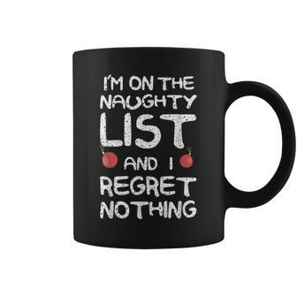 Naughty List No Regrets Coffee Mug - Monsterry