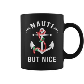 Nauti But Nice Nautical Anchor Beach Christmas Coffee Mug - Monsterry UK