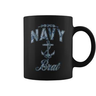 Navy Brat Camo Coffee Mug - Monsterry UK